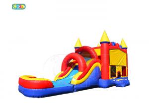 Quality PVC Tarpaulin Bouncy Castle Obstacle Course Waterproof Inflatable Combo for sale