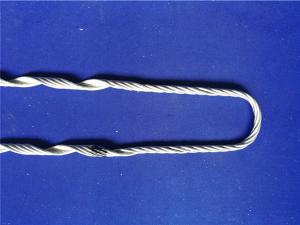 Quality Galvanized Steel Wire Preformed Guy Grip Dead End - Black Finish for sale