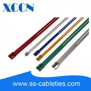 Quality Type 304 Electrical Cable Ties , Critchley Cable Ties Smooth Insertation for sale
