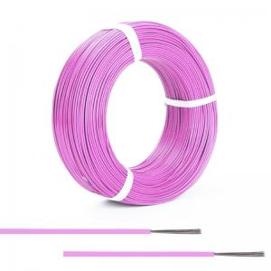 Quality High Temperature Electric ETFE Insulated Wire 20 AWG high temperature Wire Pink for sale