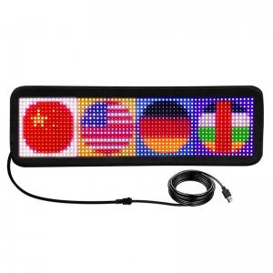 Quality 16*64/16*96/32*64/32*96 LED Car Message Display for Programmable Scrolling Animation for sale