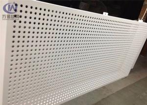 Quality 1220*2440mm Round Hole Bending Perforated Aluminum Sheet Metal for Inner Decoration for sale
