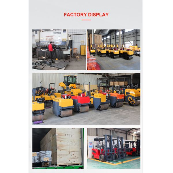 Walk Behind Mini Compactor Vibratory Hand Vibratory Pedestrian Roller Asphalt Single Drum Roller Compactor