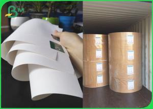 Quality Bleached Kraft Paper Rolls 36 Inch 80gsm 120gsm White Wrapping Paper for sale