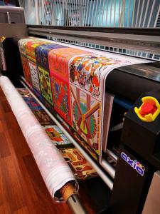 China Flags Digital Textile Printing Machine Printing Head 1400dpi Max Resolution on sale