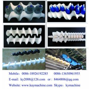 China Acetal plastic feed screws plastics conveying screw Starwheels & Feedscrews Star Wheels and Scrolls (Feed Screws) on sale