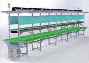 Quality Electronics Assembly Line Conveyor 20m/Min , Linear Belt Conveyor Line for sale