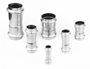 Quality Sanitary Press Fit Plumbing Fittings DN15mm - DN50mm Nickel White Color for sale