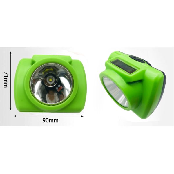 Lightweight Cordless Mining Hard Hat Lights , IP68 15000 Lux LED Mining Light