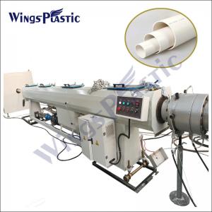 Quality PVC Pipe Extruder Machine Conical Twin Screw Pvc Pipe Machine PVC Pipe Extrusion Line for sale