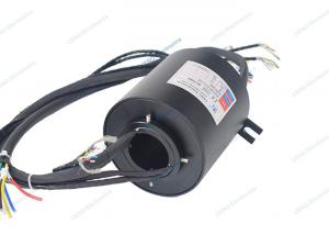 Quality Servo Motors Signal Slip Ring 300rpm With Through Hole Electrical Power Collector for sale