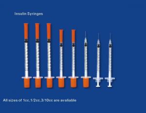 Quality Medical Grade Disposable Insulin Syringe 12mm 29G Single Use Syringe MOQ 100 for sale