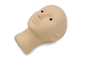 Quality Opened Eyes 3D Rubber Mannequin Head For Cosmetic Makeup Practice for sale