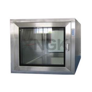 Cleanroom HEPA Filtered Pass Thru Box , Automatic Air Shower Pass Box 99.99@0.3um Class 100