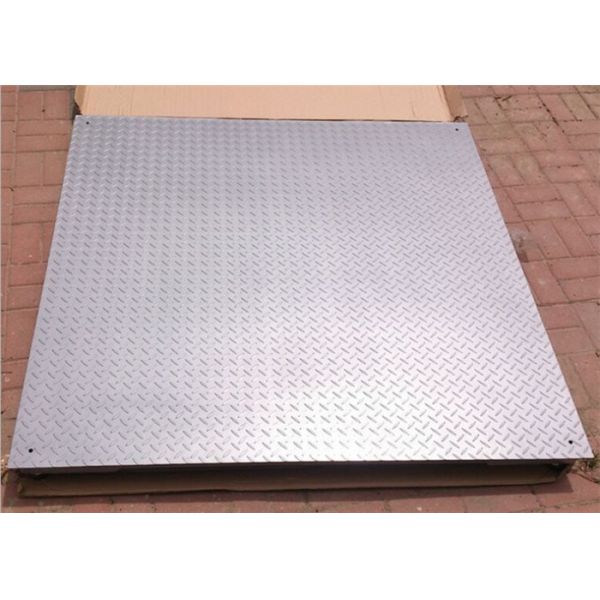 1*1.2m Platform Outdoor Floor Scale 120% Safety Overload With Chequer Plate