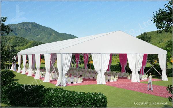 Custom Big 10X10 Gazebo Replacement Canopy Waterproof For Banquet Dinner Party