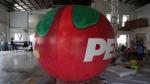 B1 Fireproof PVC Apple Fruit Shaped Balloons With Full Digital Printing 3m