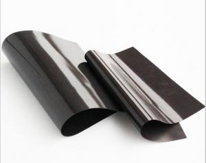 Quality Ferrite Magnetic Sheet Rolls 120 Degree Melting Magnet Rubber Sheet Brown color Plain Flexible rubber magnetic vinyl for sale