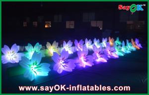 China Customize Lighting Decoration Inflatable Flower Chain Used Wedding on sale