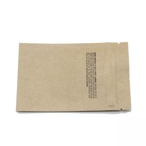 Quality Paper Kraft Bag Stand up Zipper Kraft Paper Pouch Waterproof Zipper Sealed Resealable for sale