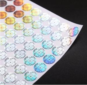 China Customized Size Anti Fake Sticker Self Adhesive Hologram Label on sale