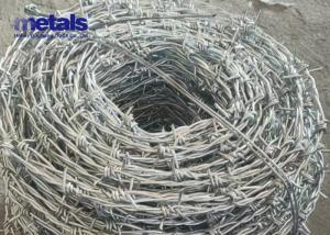 Quality Galvanized 12.5 Gauge Single Strand Barbed Wire Fence Roll Pvc Coated Barbed Wire Fence for sale