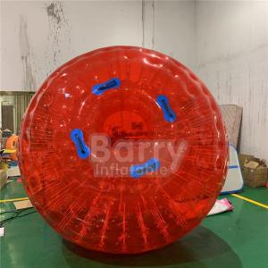 Quality Red Outdoor Inflatable Toys 0.8mm PVC / TPU Dia 2.5m 3m Grass Inflatable Zorb Ball for sale