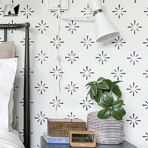 China Reusable Easy Wall Texture Stencil For Painting Durable Multiscene on sale