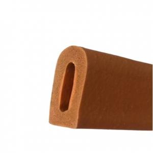 Quality Custom Size Silicone Foam Strip Extruded Round/square Flat Silicone Sponge Foam Rubber Seal Strip for sale