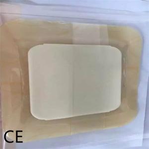 China Bordered Silicone Adhesive Dressing Soft Wound Bed Sore Dressing Pad 10*10cm on sale
