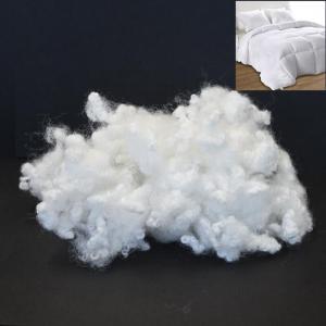 Quality Flame Retardant Microfiber Pillow Filling 32mm Recycled Polyester Fiber for sale