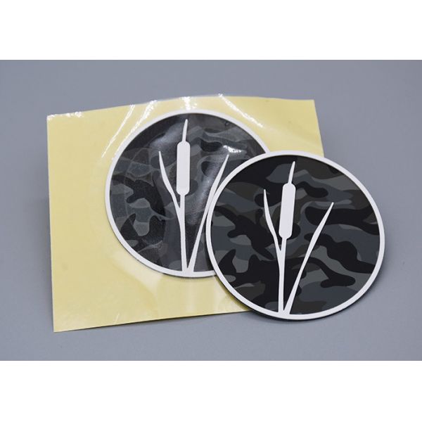 2D / 3D Raised Logo 1.0mm Custom Silicone Heat Transfer Labels For Garments