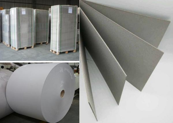 Buy Recycled Material Hard Stiff 1000gsm Grey Paper board in Sheet or Reel at wholesale prices