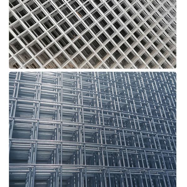 Electricity Galvanized Welded Wire Mesh Panels 10*10cm Silver Color