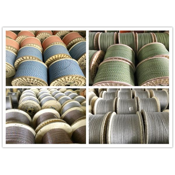 Round Bulk CCTV Cable 4 Pairs UTP CAT6+2x0.5MM2 Pure Copper Stranded