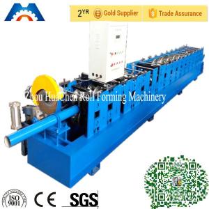 Quality 100mm Round Downspout Pipe Roll Forming Machine Fly Saw Cutting Type for sale