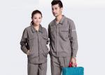 Embroidered Industrial Work Uniforms Construction Work Use With SGS Certificatio