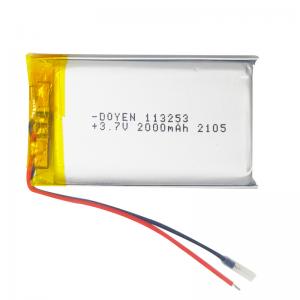 Quality 1200mah Lithium Ion Polymer LiPo 3.7 V Battery Pack Rechargeable for sale