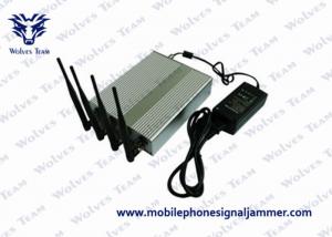 China Power Adjustable Remote Control Mobile Phone GSM CDMA 3G signal Jammer for 60 Meters 4G LTE/Wimax option on sale