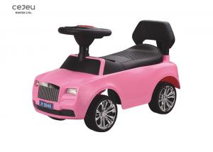 China CE Foot To Floor Ride On Car For 18 Month Pink With Easy To Grasp Handle on sale