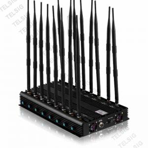 China Omni Directional High Power Mobile Phone Jammer 16 Bands Multi Use Powerful on sale