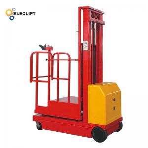 Quality Electric Order Picker Walkie Picker With Pneumatic Tires for sale