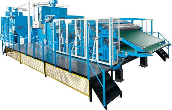 Buy Fiber Processing / Nonwoven Cotton Carding Machine High Performance Dust Collection System at wholesale prices