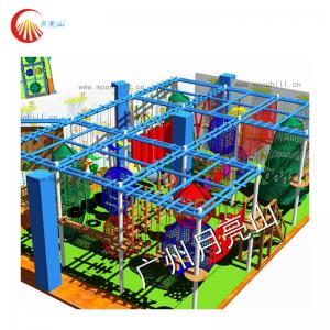Quality ISO9001 Adventure Ropes Course Multifunctional Outdoor Obstacle Course for sale