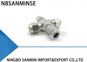Quality UCR Union Cross Stainless Steel SS316L Tube Fittings Plumbing Fitting Pneumatic Air Fitting High Quality Sanmin for sale